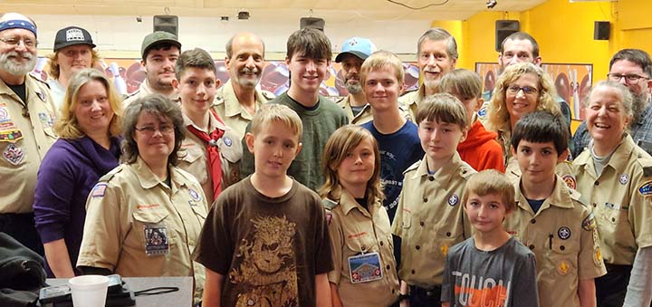 Local Boy Scouts thank supporters and seek new recruits